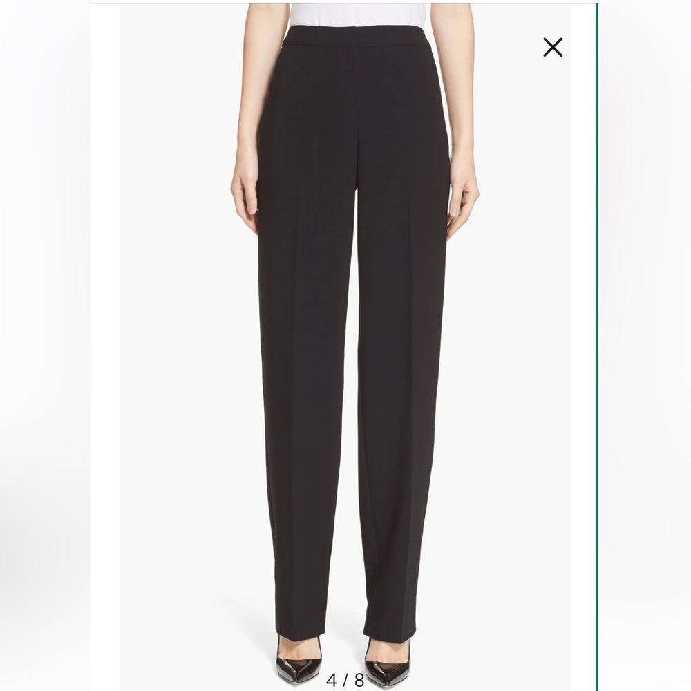 NWOT St John Classic Black Diana Women’s Pants Size 16